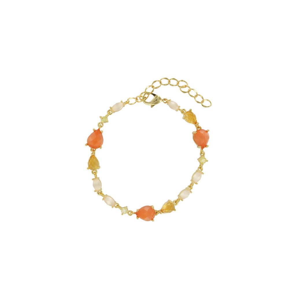 FACETED GLASS MULTICOLOR MINI CHAPADO