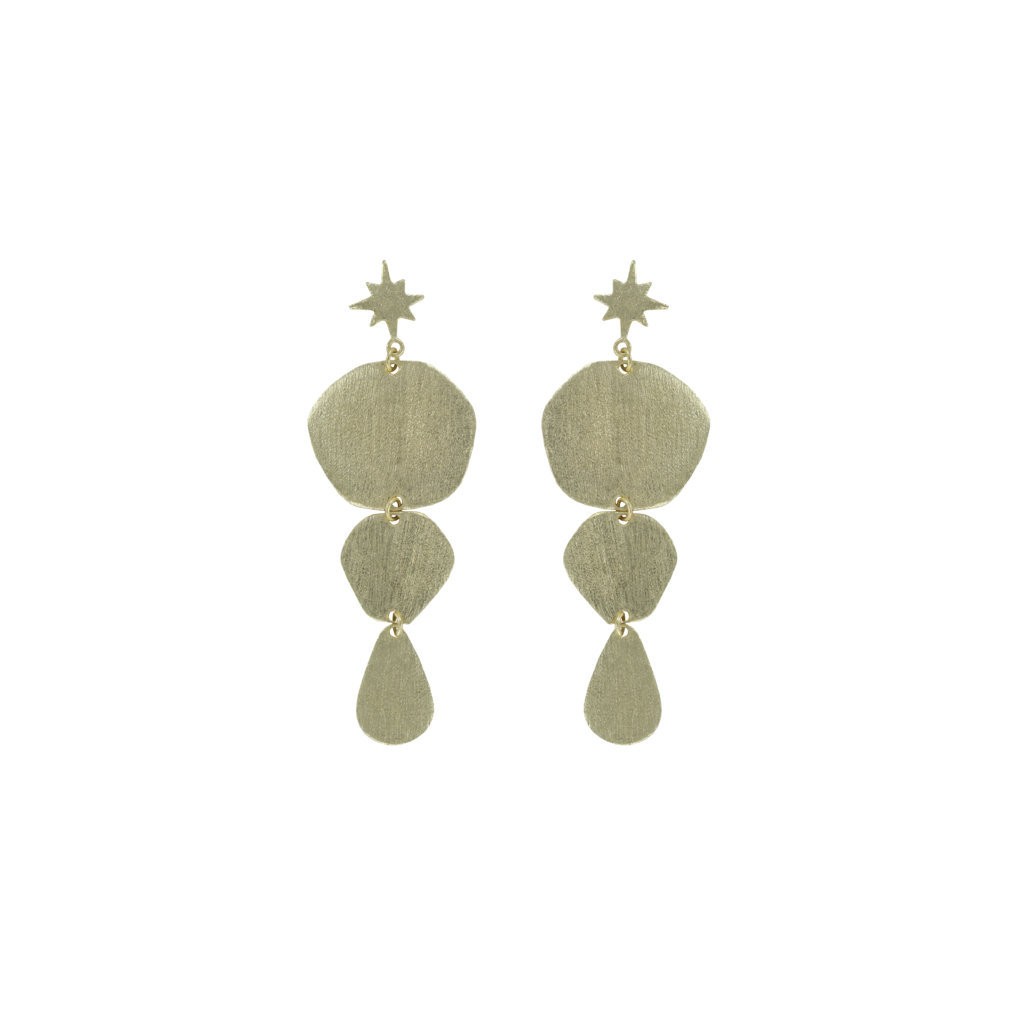 ARTISAN COLLECTION EARRING PLATED STAR