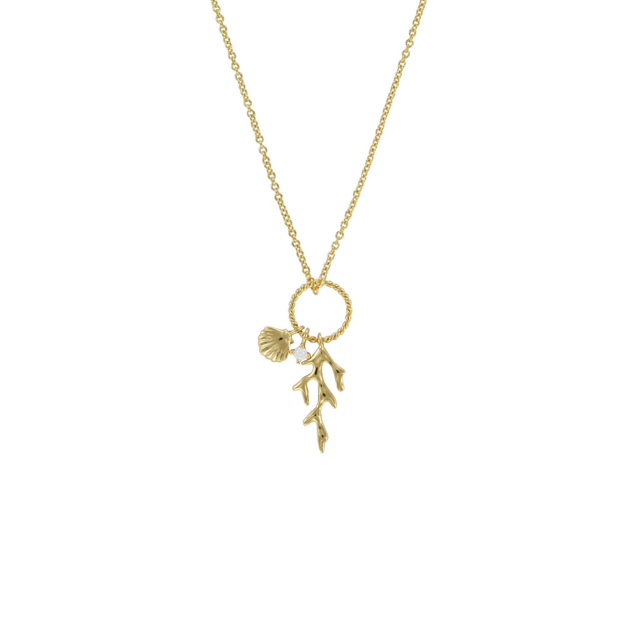 COLLAR COLECCION CONCHAS PLATA PRIMERA DE LEY