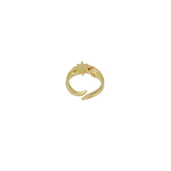 ANILLO COLECCION CHAPADO ARTESANAL ESTRELLA