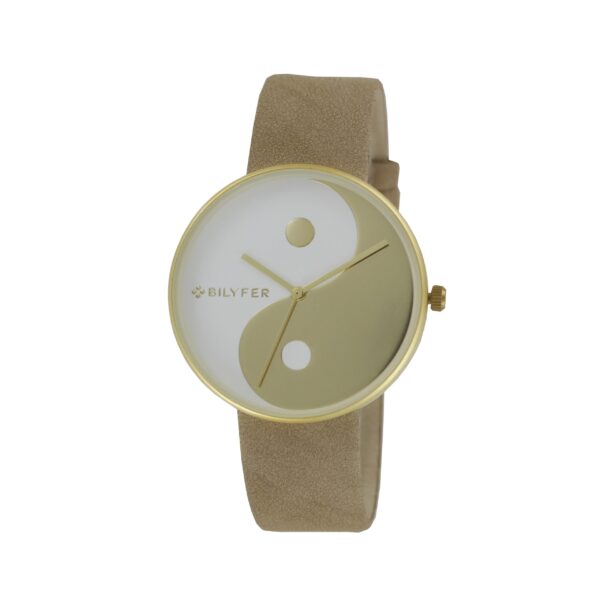 YIN YANG HARMONY WATCH STRAP LEATHER INTERIOR 18mm