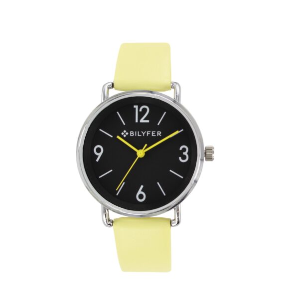 No. MULTICOLOR BELT WATCH LEATHER INTERIOR
