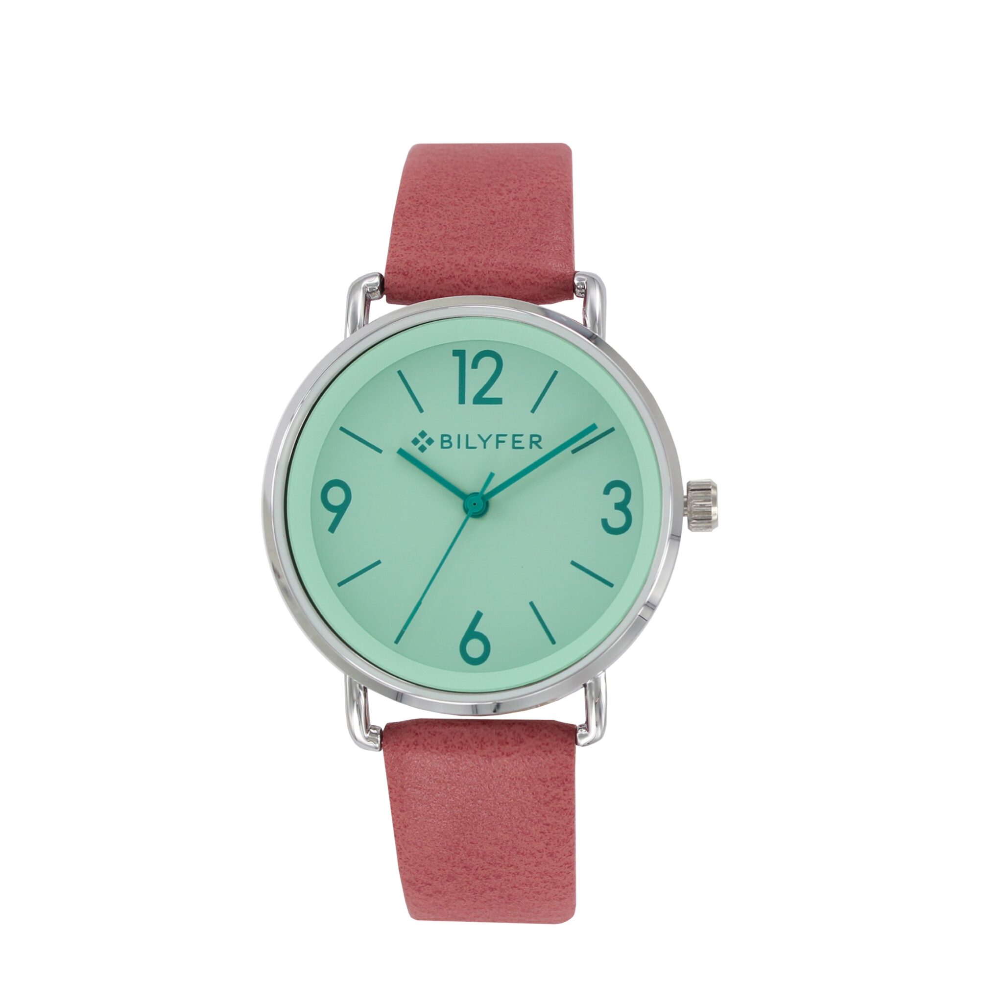 RELOJ NB: MULTICOLOR CORREA INTERIOR PIEL FUCSIA