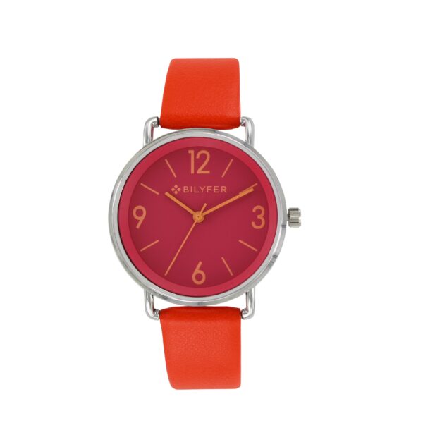 No. MULTICOLOR BELT WATCH LEATHER INTERIOR