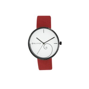 SPIRAL BELT WATCH LEATHER INTERIOR