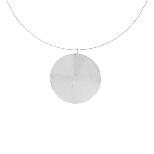 REDONDO CRAFT NECKLACE RHODIUM PLATED