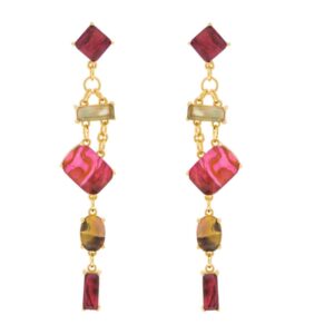 SLOPE CRISTAL AND GOLD PLATED MADREPERLA 5 PIECES
