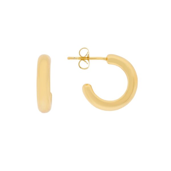 ARO CHAPADO ORO BRILLO 16.5 MM