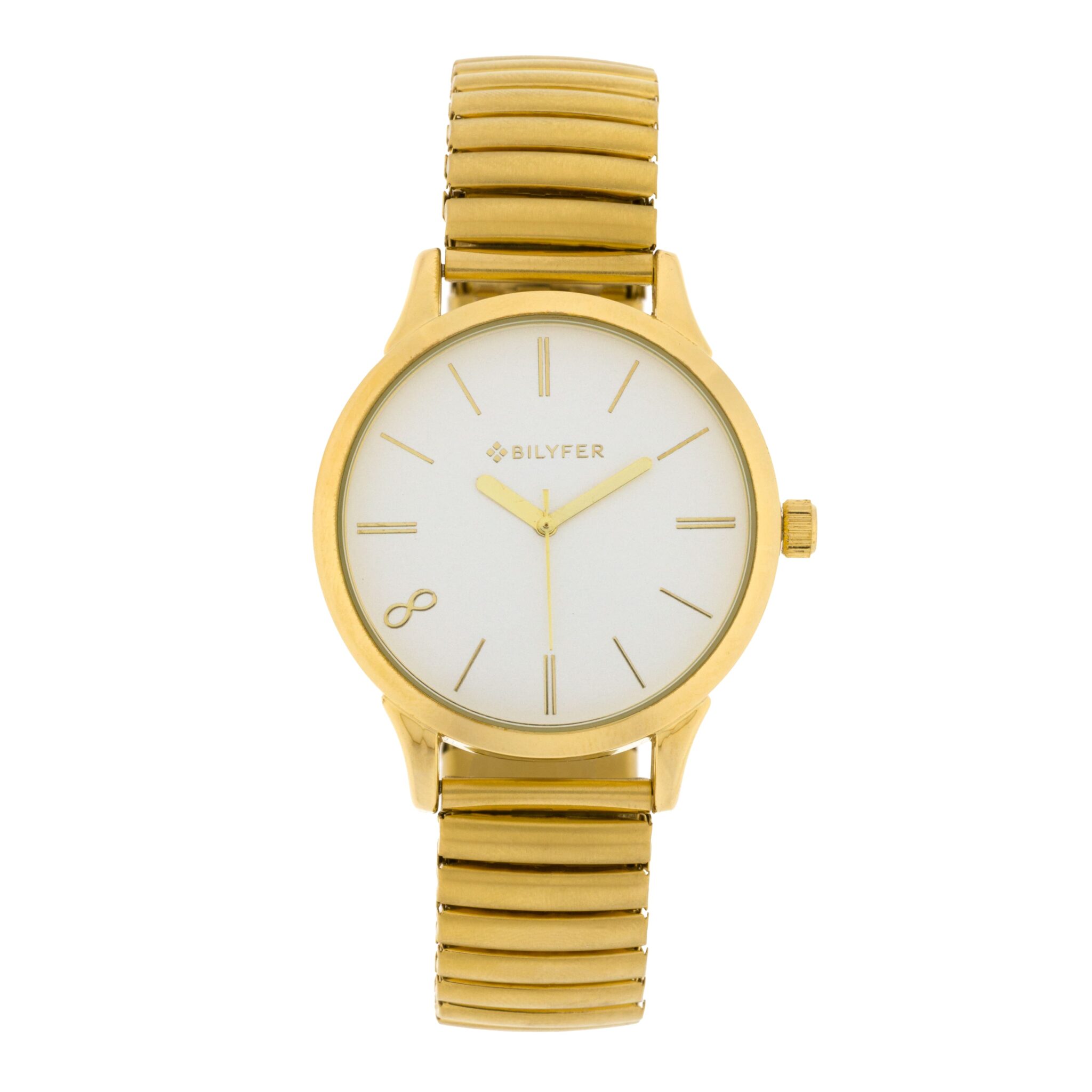 RELOJ MALLA EXTENSIBLE REGULABLE DE ACERO CAJA 38MM