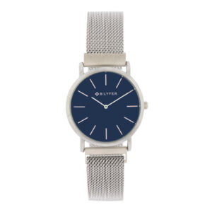 36mm  case with magnetic mesh band , blue dial