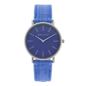 IKAT WATCH LEATHER STRAP COTTON & SILK BOX 36MM