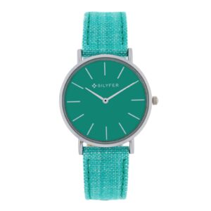 IKAT WATCH LEATHER STRAP COTTON & SILK BOX 36MM