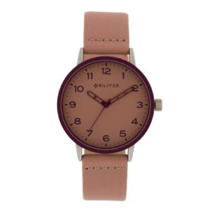 RELOJ CAJA 38 MM BISEL COLOR CORREA INTERIOR PIEL ROSA