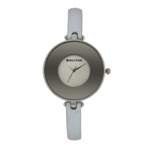 RELOJ CAJA 33 MM CRISTAL PINTADA Y CORREA 8 MM COLOR PLATA PLATEADO