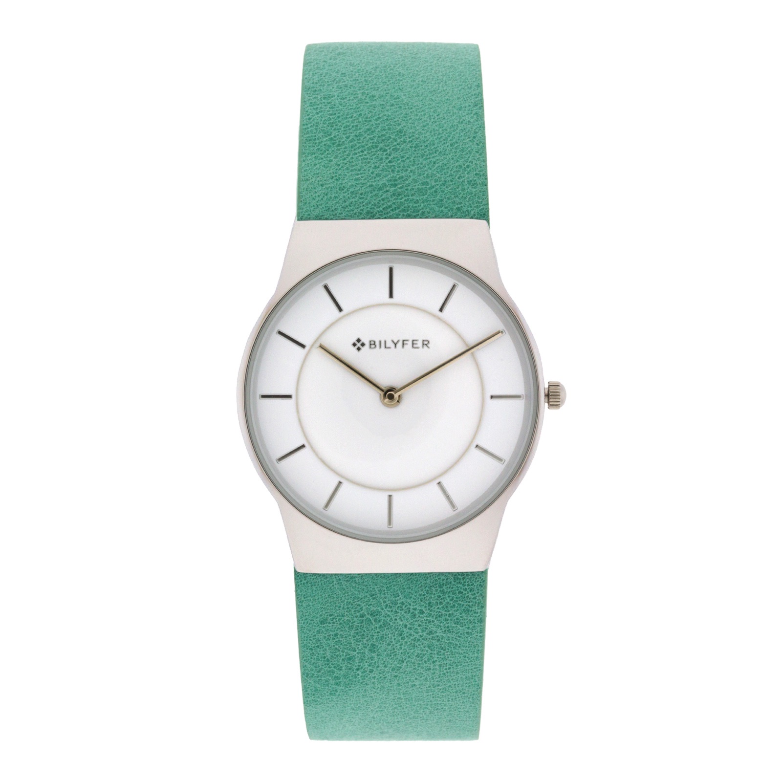 RELOJ 32MM PIEL INTEGRADO 2 NIVELES VERDE