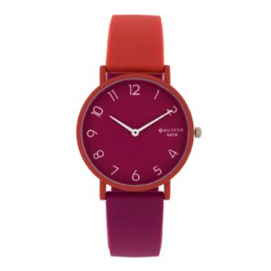 36MM SILICONE WATCH 2 COLORS WITH NUMBERS 5ATM SUMERGIBLE