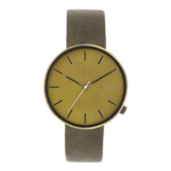 RELOJ 38MM CAJA DORADO ENVEJECIDO INTERIOR CORREA PIEL