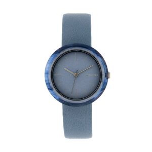34mm case Blue watch with acrylic