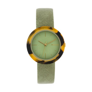Green watch 34mm case with acrylic