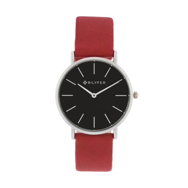 Reloj Clásico rojo caja 36mm con índices