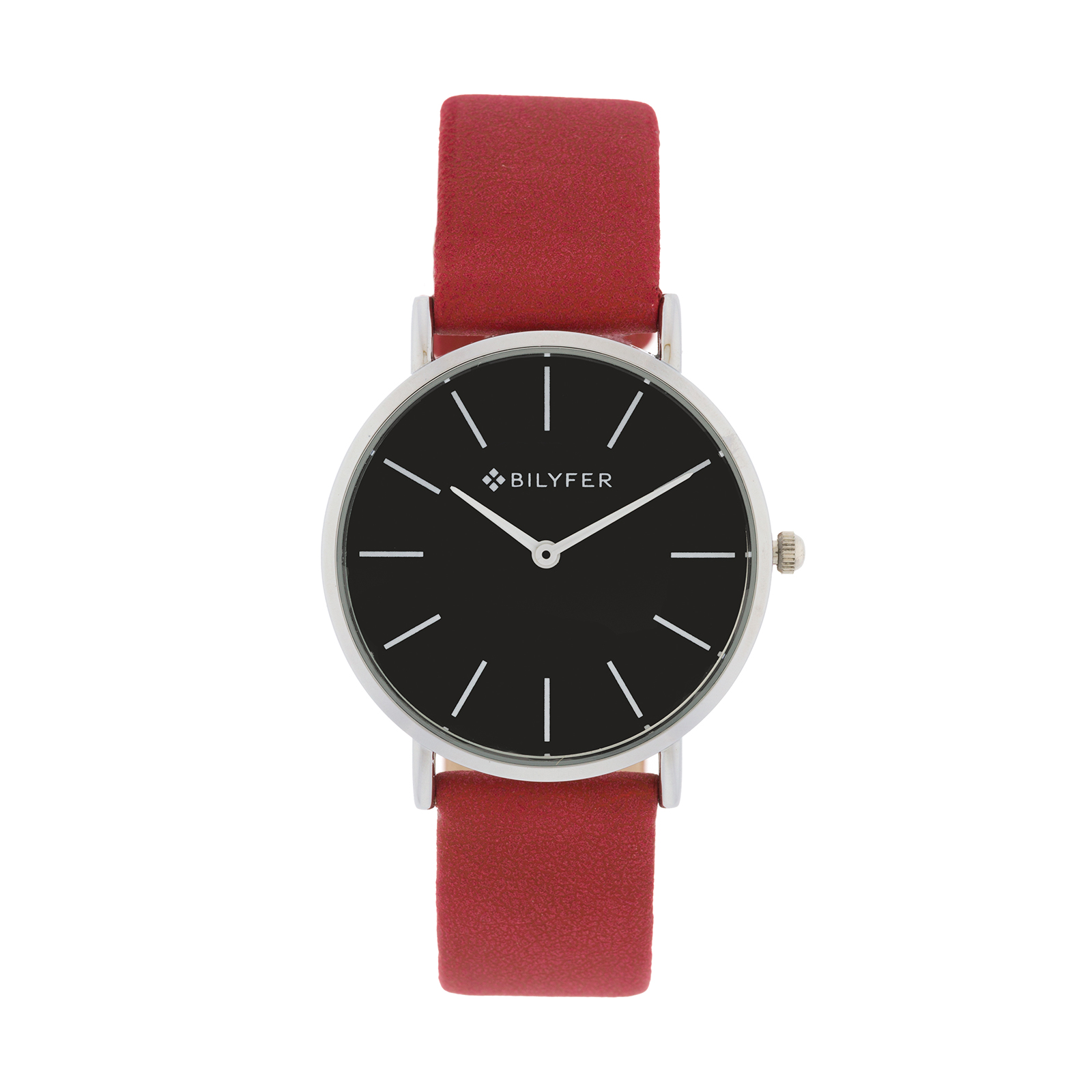 Reloj Clásico rojo caja 36mm con índices