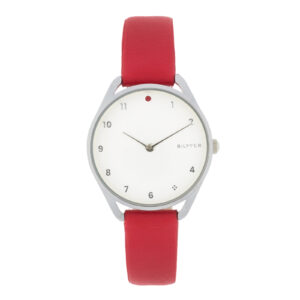 Bilyfer watch with zirconia at 12 o'clock 33mm inner case leather strap