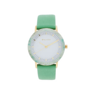 RELOJ CON BISEL ACRICILO COLORES 36MM
