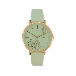 WATCH WITH LEAVES IN RELIEF