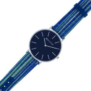 WATCH LEATHER STRAP METAL loop