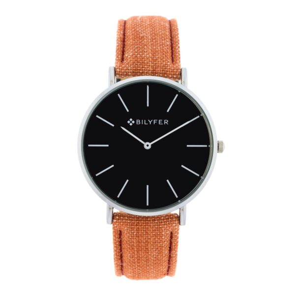 RELOJ IKAT CORREA PIEL ALGODON&SEDA CAJA 42MM MARRON CAMEL