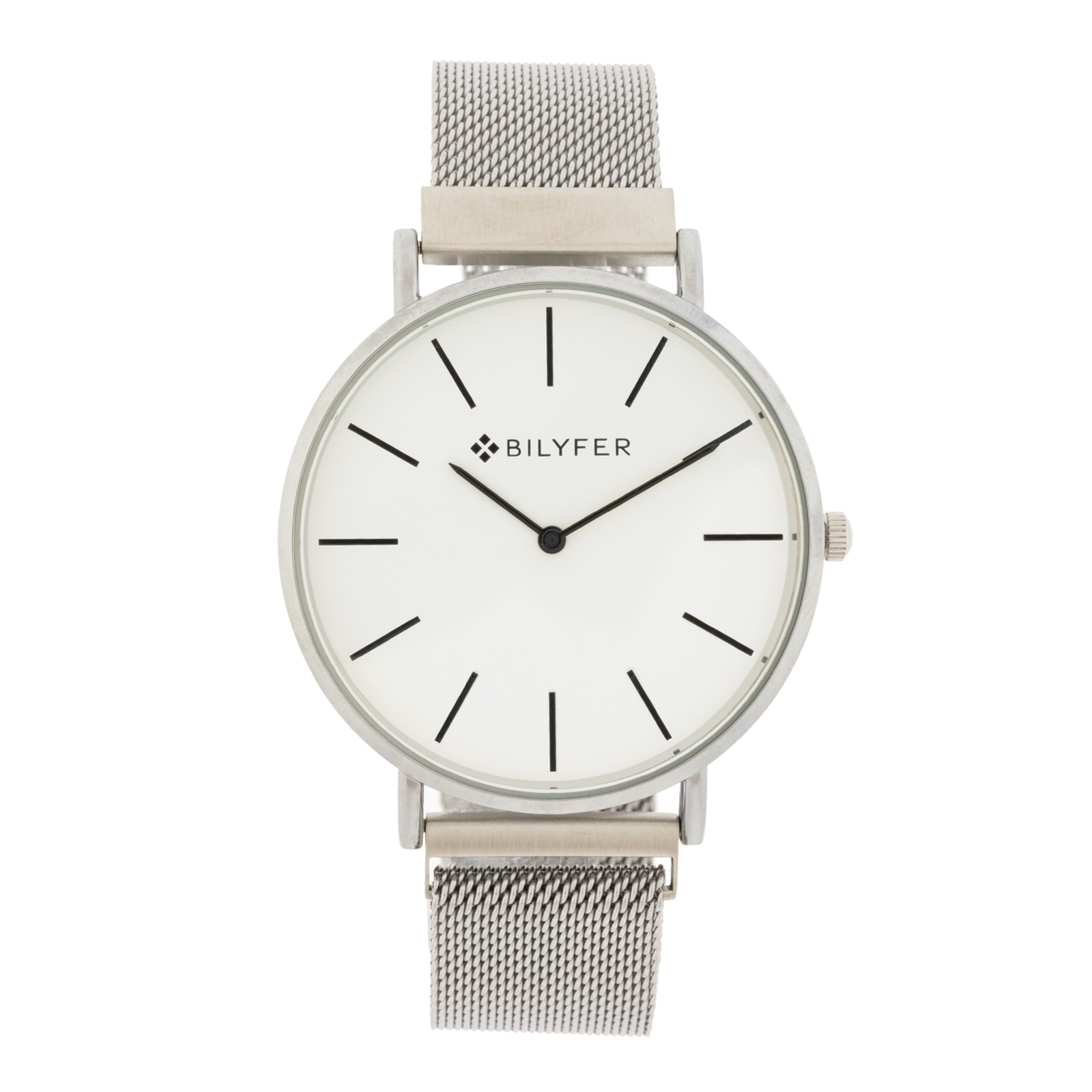 RELOJ ESFERA BLANCA 42 MM MALLA CON CIERE IMÁN