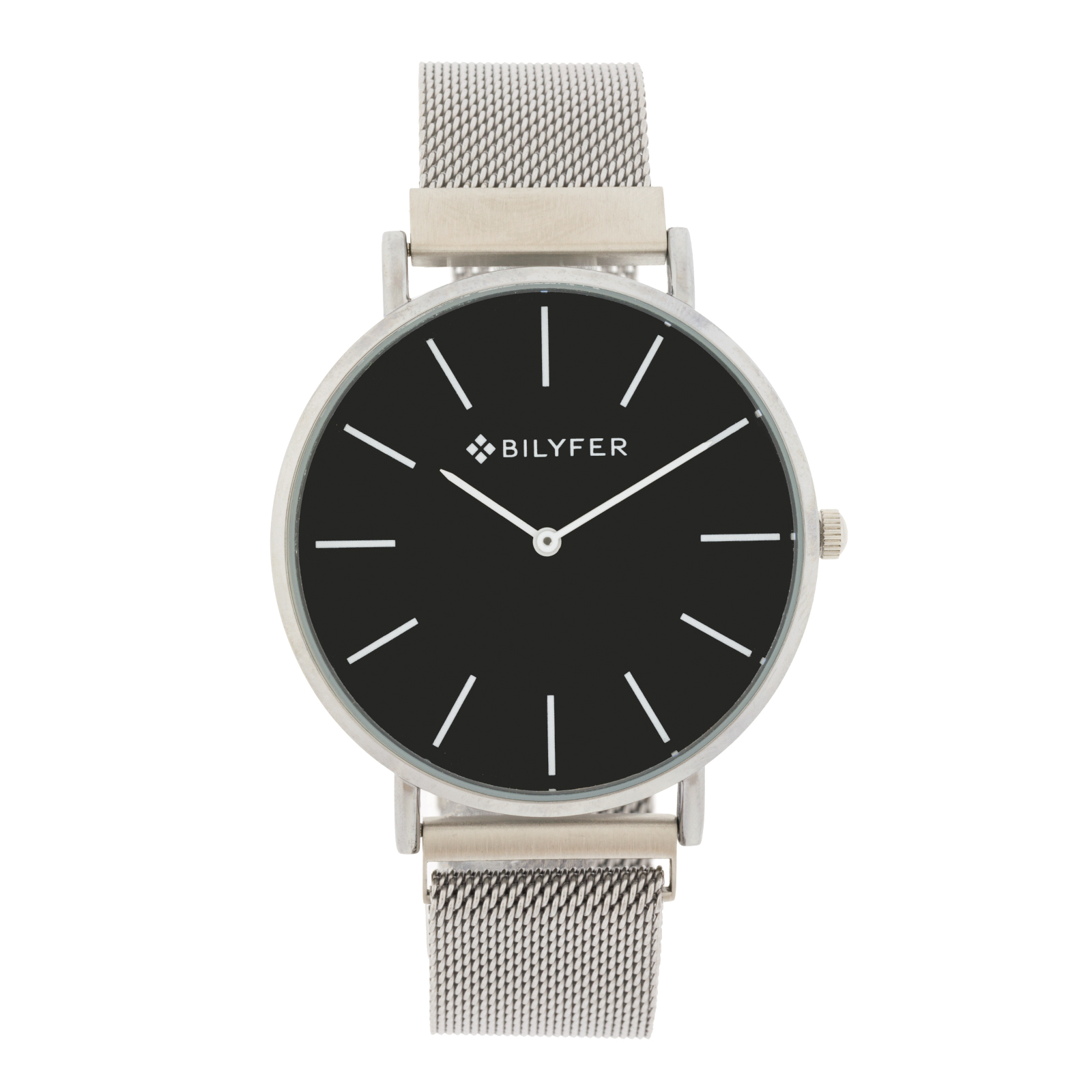 RELOJ ESFERA NEGRA 42 MM MALLA CON CIERE IMÁN