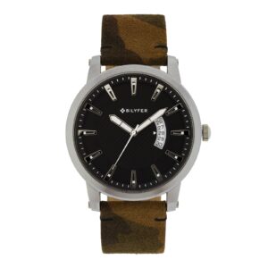 45MM WATCH STRAP LEATHER SPORTS CALENDAR CAMUFLAJE