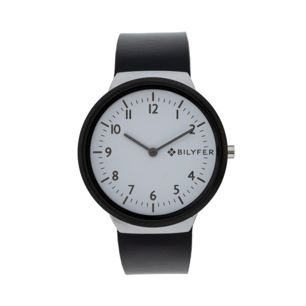 WATCH WITH INTEGRATED LEATHER STRAP AND 40M CASE