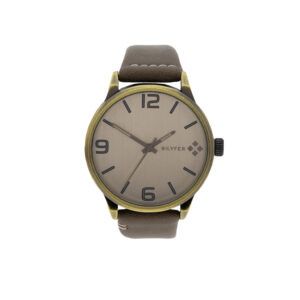 RELOJ CABALLERO CON CORREA DE PIEL COSIDA ACABADO ANTIQUE