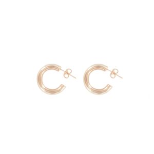 ARO CHAPADO ORO ROSA BRILLO 19MM