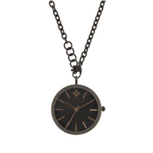 CLOCK PENDANT BOX 33 MM CHAIN ​​STEEL 76 CM