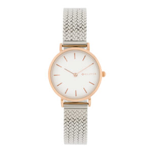 Bilyfer watch with engraved steel mesh 27mm case