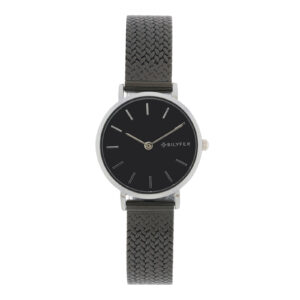 Reloj Bilyfer con malla grabada de acero caja de 27mm