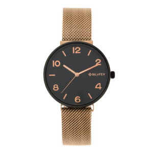 Reloj Bilyfer con caja de 38mm malla de imán con números árabes e índices