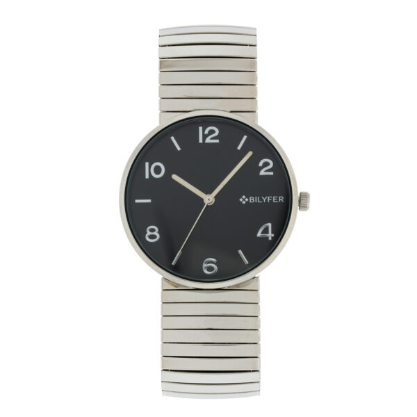 Reloj Bilyfer con brazalete extensible y números árabes
