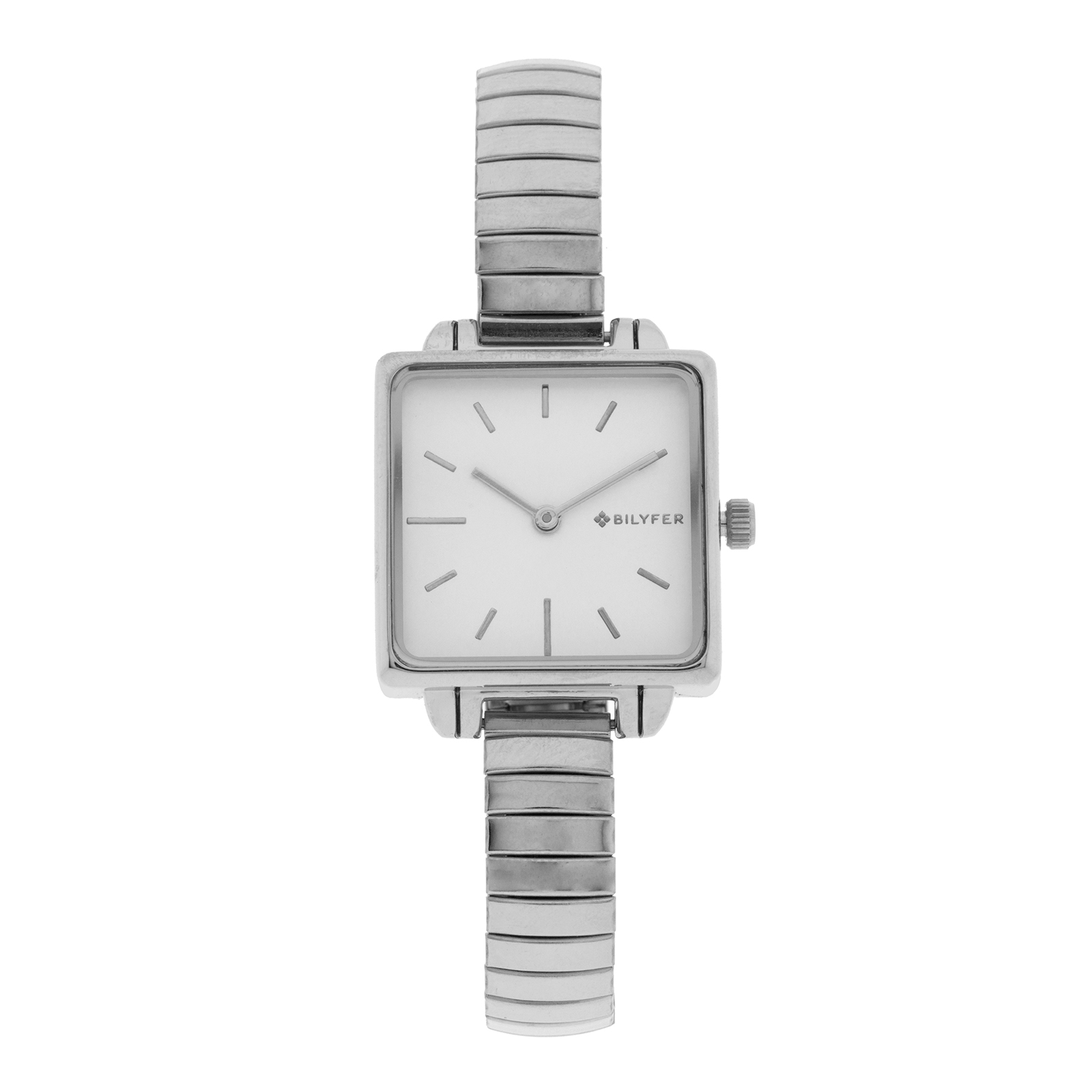 Reloj cuadrado 27x27 con cadena extensible