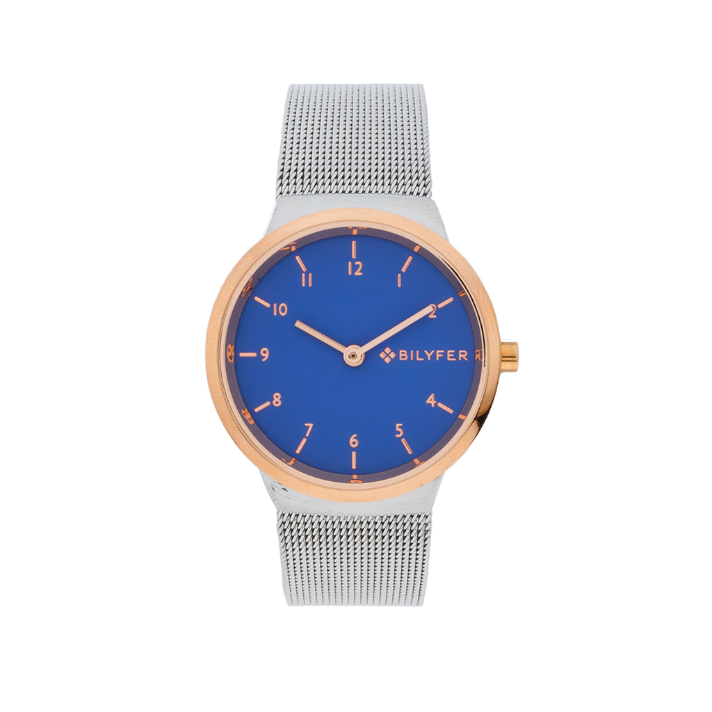 RELOJ BILYFER COMBINADO MALLA ACERO INTEGRADA CAJA 33MM