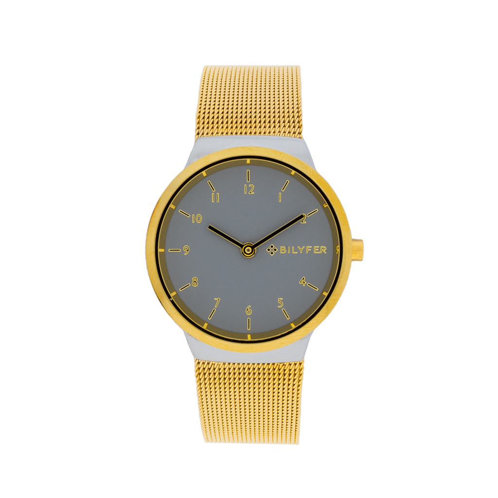 RELOJ BILYFER COMBINADO MALLA ACERO INTEGRADA CAJA 33MM