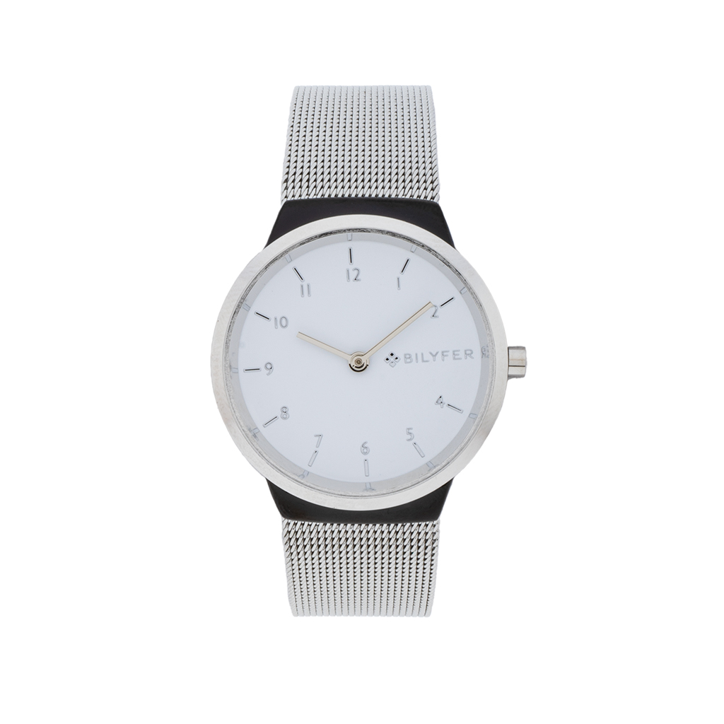 RELOJ BILYFER 40MM CON MALLA DE ACERO INTEGRADA