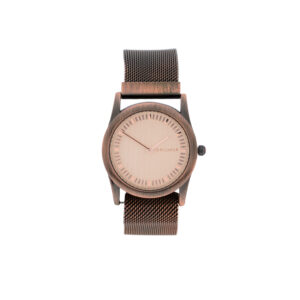 32MM STEEL MESH WATCH WITH MAGNET AND ANTIQUE FINISH INDEXES