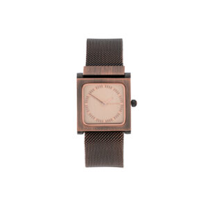 RELOJ CUADRADO 27X27 MALLA ACERO CON IMAN ACADO ENVEJECIDO