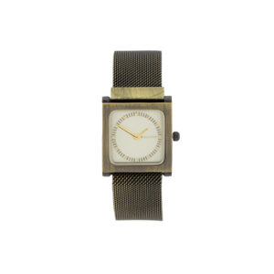 RELOJ CUADRADO 27X27 MALLA ACERO CON IMAN ACADO ENVEJECIDO