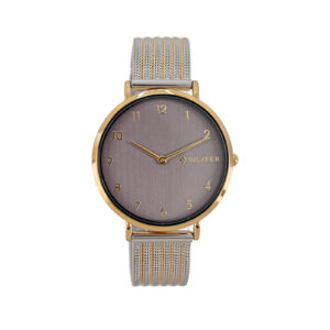 WATCH WITH TWO-TONE MESH BLACK DIAL