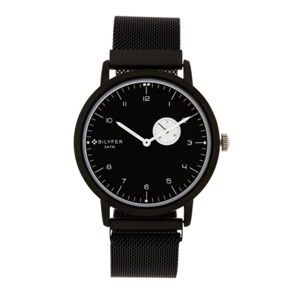 42 CM BLACK WATCH MESH WITH FRIDGE AND TIMING CLOSURE TO THE